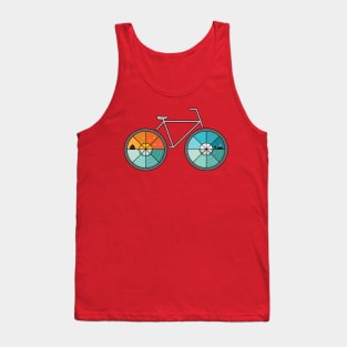 bicycle landscape Tank Top